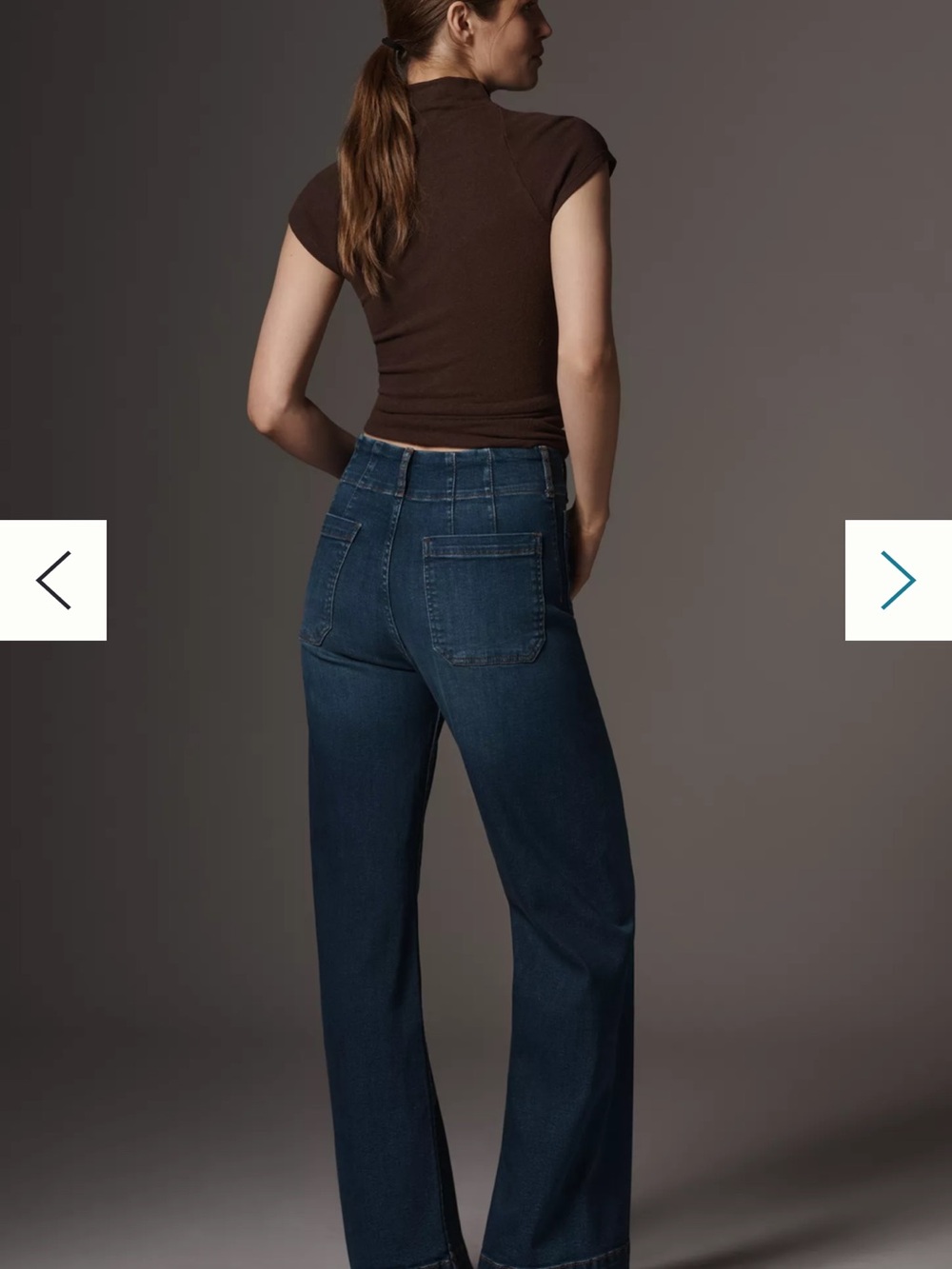 Colette Full-Length Wide-Leg Jeans by Maeve - Picture 2 of 7